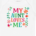 thumbnail image 4 of Inktastic My Aunt Loves Me Niece Boys or Girls Baby Bodysuit, 4 of 5