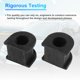 thumbnail image 5 of Kit de buje de barra estabilizadora frontal izquierdo y derecho No.4881560310 para Toyota 4runner 2003-2023, kit de suspensión de goma negro 2 Pcs, 5 of 6