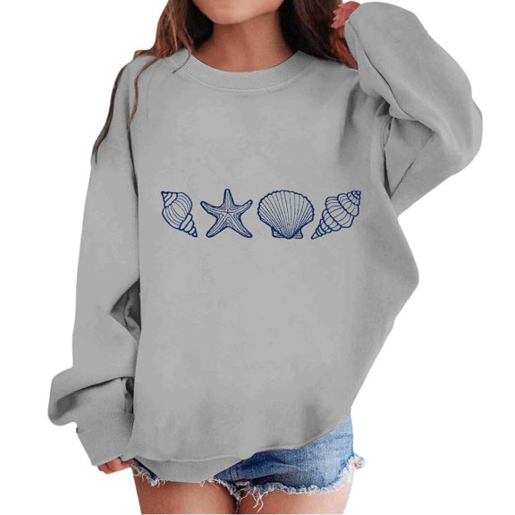 LUOGENLI Girls Sweatshirts Size 10-12 Black Sweatshirt Kids Graphic Sweater for Girl Toddler Shirt Pullover Top Girls Sweatshirts Size 10-12 Black Grey Size 5-6 Years