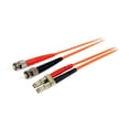 thumbnail image 1 of StarTech.com Câble Fibre Optique 2m - Multimode Duplex 62.5/125 - LSZH - LC/ST - OM1 - Câble de Raccordement Fibre LC vers ST (FIBLCST2) - Câble Réseau - multi-mode LC (m) vers ST multi-mode (m) - 2 m - Fibre Optique - Duplex - 62.5 / 125 Microns, 1 of 3