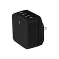 thumbnail image 3 of StarTech.com Chargeur Mural USB de Voyage 4 Ports - Adaptateur de Voyage International 34W/6.8A - Station de Charge USB Portable (USB4PACBK) - Adaptateur Secteur - 34 Watts - 6.8 A - 4 Connecteurs de Sortie (USB) - Noir - pour P/N : USBLT1MW, USBLT1MWS, USBLT2MB, USBLT2MW, USBLT30CMW, USBLT1MBW, USBLT1MW, 3 of 8
