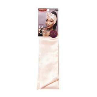 Oliva Sylx Edge Wrap & Edge Scarf for Women - Satin Edge Laying Scarf for  Wigs, Natural & Curly Hair - Soft & Stylish