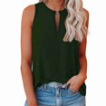 thumbnail image 2 of Camiseta sin mangas suelta para mujer, camiseta sin mangas con cuello en V y parte delantera para mujer, camiseta sin mangas de verano diseñada para profesionales, 2 of 2