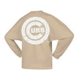 thumbnail image 3 of Women's Fanatics Tan Chicago Cubs Branded Fleece Pullover Sweatshirt, 3 of 3