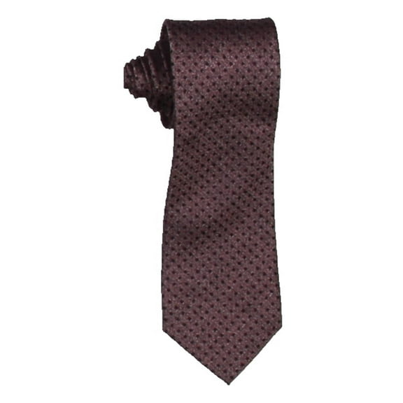 Calvin Klein Men’s Seasonal Mini Square Slim Silk Ties, Pink