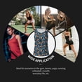 thumbnail image 7 of Fotbe Playful Foxes Forest Blues Womens Loose Fit Casual Flowy Slim-Fit Tank Tops Athletic Round Neck Trendy Sleeveless Summer Tops for Gym and Yoga-Medium, 7 of 7