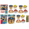 Paw Patrol Birthday Party Supplies Favor Bundle includes Party Game for 16 and 16 Party Paper Masks