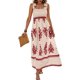 thumbnail image 1 of Vestido PRETTYGARDEN 2025 sin mangas con escote cuadrado y estampado floral XXL, 1 of 5