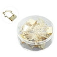 thumbnail image 2 of 15Pcs Binder Clips, Cute Shaped Handle Metal Boxed Long Tail Office File Storage, Dovetail Clip Gold, for Clipping Paper, Bills, Documents, 2 of 8
