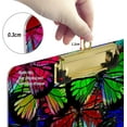 thumbnail image 4 of FMSHPON Fancy Rainbow Butterfly Clipboard Hardboard Wood Nursing Clip Board and Pull for Standard A4 Letter 13x9 inches, 4 of 5