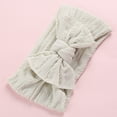 thumbnail image 1 of ZAXARRA Baby Girl Ribbon Elastic Headbands Bowknot Stretch Turban Head Wrap, 1 of 8