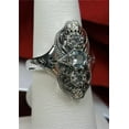 thumbnail image 2 of K-KED Boho Vintage Women 925 Silver Cubic Zircon Rings Wedding Ring Delicate Jewelry Size 6-10-8-Style 4, 2 of 6
