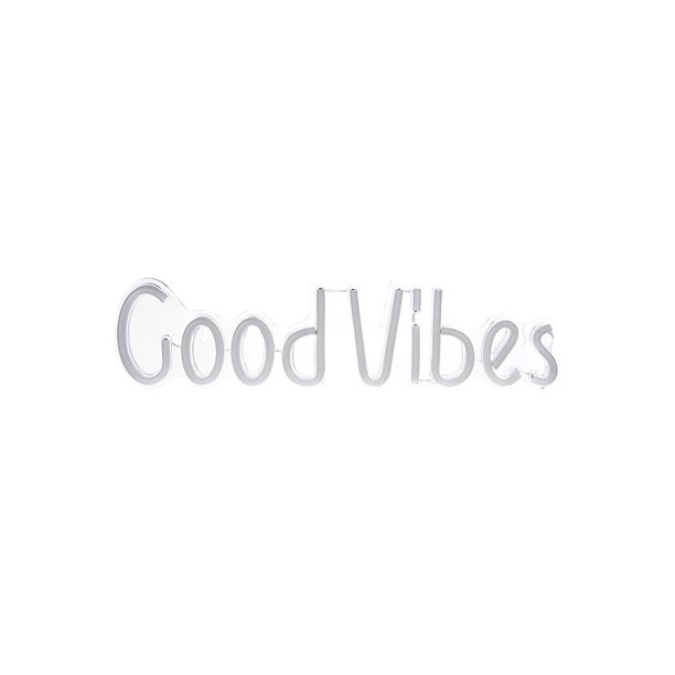 Led Neon Wall Sign Good Vibes Usb Light Wall Decor Art Neon Sign Festival Light Para Navidad Decoración Del Hogar Dormitorio Oficina Boda Fiesta De Cumpleaños Eigraketly HA020045-00