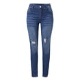 thumbnail image 6 of njshnmn Plus Size Womens Jeans Stretchy Slim Leggings Jeans Pencil Tight Trousers, 6 of 8