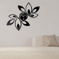 thumbnail image 1 of Reloj de pared con espejo acrílico, decorativo, moderno y preciso, con pegatinas de espejo para dormitorio, comedor, cafetería interior, decoración de Negro, 1 of 8