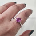 thumbnail image 5 of Pink Alexandrite Ring, 925 Sterling Silver Ring, Womens Ring, Natural Alexandrite, June Birthstone, Christmas, Thanksgiving, Tiny Dainty Ring, Handmade, Statement Jewelry, Wedding, Anniversary Gift, 5 of 8