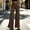 Brown, variant on DuoJiaJ Womens Dress Pants, High Waist Straight Leg Business Trousers Beige L