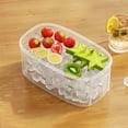 thumbnail image 6 of Yzans Ice Cube Tray Maker,28 Grid Silicone Freezer Mold,One Press Release,Sphere Ice for Drinks, 6 of 6