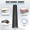 thumbnail image 3 of KFFKFF Trio Cable Guard Ramp Kit, Can Bear Up to 2,000 lbs Per Axle, Robust Wire Safety for Areas with Frequent Pedestrian Movement, for Inside and Outside, Residence, Office, Storage Facility, 3 of 9