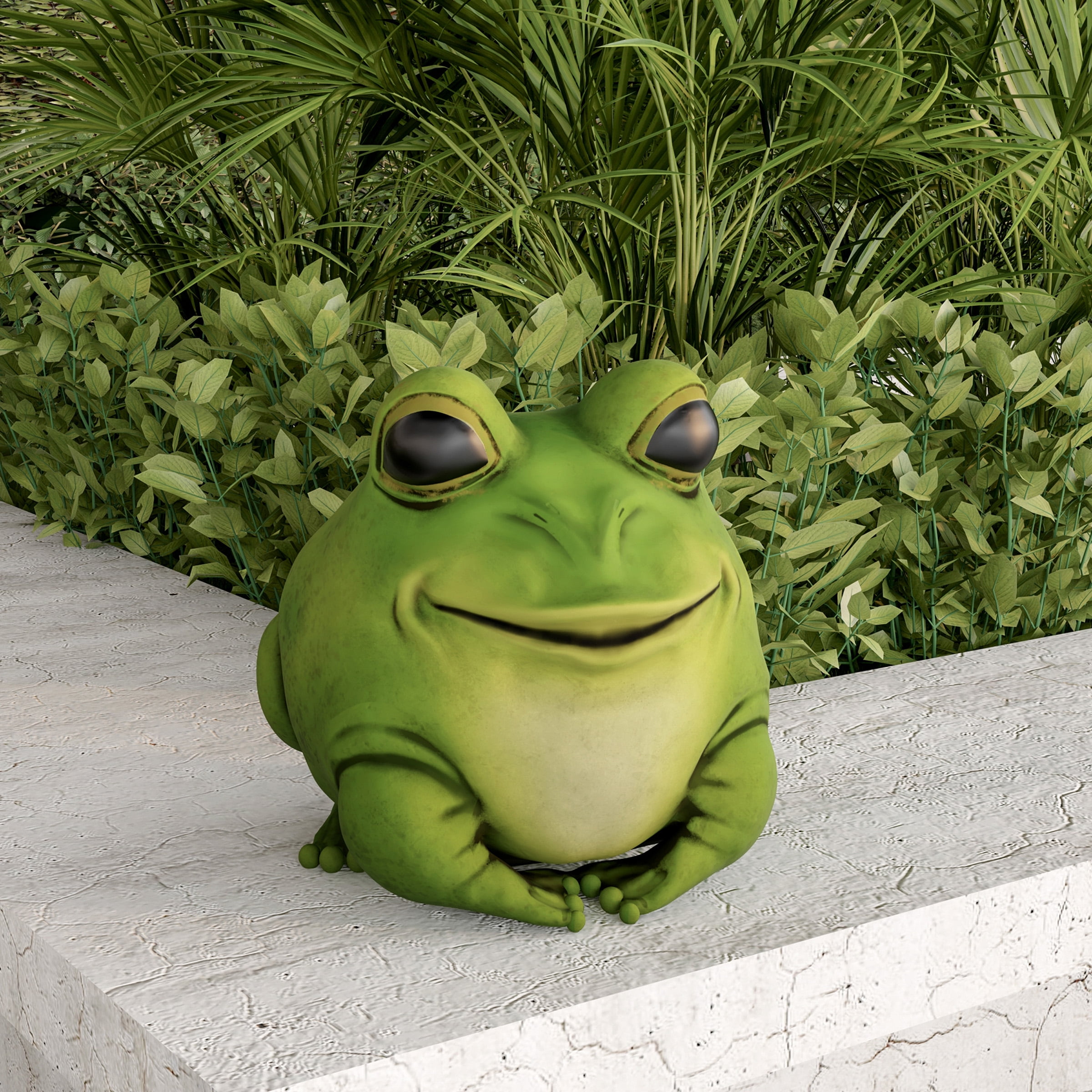 Evergreen Garden Metal Frog Wind Chime Screen Saver For Doors & Windows 