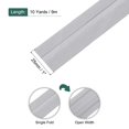 thumbnail image 2 of Uxcell 1Pcs Single Fold Bias Tape Cotton for Sewing 1 inch x 10 Yards White Gray, 2 of 7