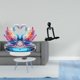 thumbnail image 2 of Estatua de escultura de cisne,Escultura de cisne para decoración del hogar Adorno de San Valentín,Estatua de ganso,figura acrílica,artesanía coleccionable,Figura de escritorio,Escultura, 2 of 8