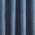 thumbnail image 3 of Eclipse Auden Traditional Blue Grommet Blackout Single Curtain Panel, 52" x 63", 3 of 5