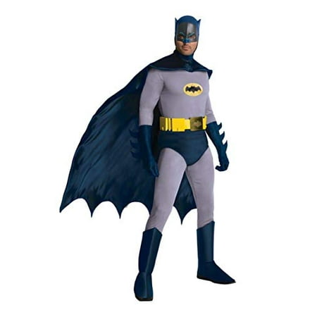 Rubie's Grand Heritage Classic TV Batman Circa 1966, Blue/Gray, Standard Costume