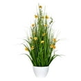 thumbnail image 1 of Vickerman 31" Yellow Potted Cosmos Grass - FV190331, 1 of 2