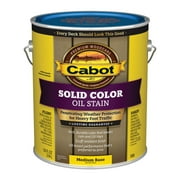 Cabot Creamery GAL MED Base Deck Stain — Exterior Wood Surfaces, UV-Resistant Formula