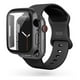 thumbnail image 1 of Correa de Silicona con Funda Protectora de Cristal para Apple Watch, Compatible con Todas las Series, 1 of 4