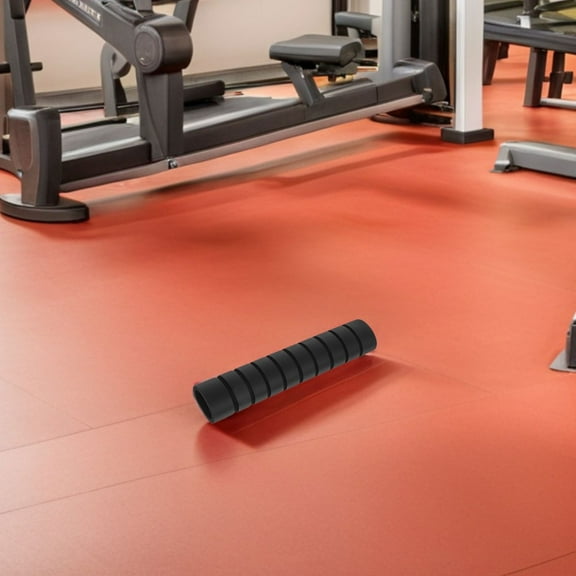 HOMEMAXS 4 Pcs Single Bar Grip Foam Fitness 21.50X3.50X3.50CM Black