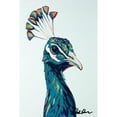 thumbnail image 3 of Augustine, Jodi 17x24 Black Modern Framed Museum Art Print Titled - Pop Peacock I, 3 of 5