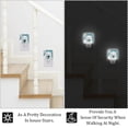 thumbnail image 6 of Polar bear LED Square Night Lights - Modern Design, Soft Glow, Energy Efficient - for Bedroom, Nursery, or Bathroom - Set of 2, 6 of 6