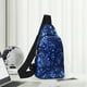 thumbnail image 5 of Bolsa de pecho para hombres de gran capacidad | Mochila mensajera deportiva multifunción | Material de tela, correa ajustable, multibolsillo, ocio exterior duradero | Azul, Verde, Rojo, Negro, 5 of 6