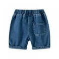 thumbnail image 4 of GYRATEDREAM Fashion Baby and Toddler Boys Denim Shorts Elastic Waist Casual Shorts 1-6 Years, 4 of 9