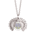 thumbnail image 1 of Planta de pintura de flores de lavanda Collar de girasol collar collar collar colgante, 1 of 3