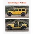 thumbnail image 6 of KFFKFF Jeep Tube Doors, 4-Door, Hunting Style Tubular Design with Durable Hinges & OE Latch, Doors with Rubber Pads, Compatible with 2018-2024 Jeep Wrangler JL & 2020-2024 Jeep Gladiator JT, 6 of 9