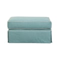 thumbnail image 4 of Furniture Classics 8-080-S275A Coastal Aqua Series Upholstered Ottoman, 4 of 5