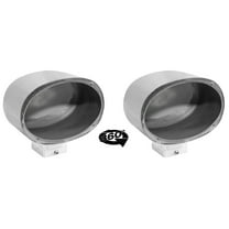 (2) Rockville MAC69S 6x9" 360° Degree Swivel Chrome Surface Mount Speaker Pods