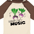 thumbnail image 4 of Inktastic Turnip the Music Partying Vegetables Boys or Girls Long Sleeve Baby Bodysuit, 4 of 5