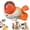 White, variant on Fuzzibud Cat Feeder, Ducky Cat Treat Dispenser, Duck Pet Feeder for Cats Dogs, Duck Pet Treat Dispenser, DuckDog Food Dispenser, 2-in-1 Interactive Dog Puzzle Toy & Slow Feeder (White)