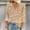 *Khaki, variant on ClodeEU Women's Printed V Neck Short Sleeve Top ,Loose Fit Fashion Blouse Blue,Womens Plus XXL