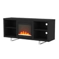 thumbnail image 4 of WE Furniture 58" Simple Modern Fireplace TV Console - Black, 4 of 11