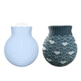 thumbnail image 1 of Calentador de microondas Bolsa de agua caliente con funda de punto Botella caliente Mujer Niños Calentador de manos, Azul cielo, S Methold  HA001466-06, 1 of 6