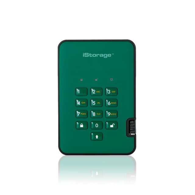 iStorage - diskAshur2 SSD 256-bit 128GB - Green