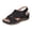 X1 Black, variant on Women's Comfortable Air Cushion Support Walking Sandals Breathable Knit Slingback Platform Shoes