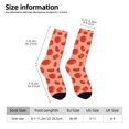thumbnail image 2 of Fotbe Tomato Calcetas Largas con Estampado para Hombre y Mujer – Calcetas de Compresión Transpirables y Elásticas, Viajar y Uso Diario Talla 5-11, 2 of 6