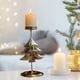 thumbnail image 5 of Candelabros de metal para velas votivas navideñas, adornos para mesas navideñas, candelabros con forma de copo de nieve, candelabros para el hogar, bodas, fiestas, decoración de mesas, 5 of 5