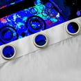 thumbnail image 4 of Castle Fairy Graffiti Gamer Blackout Curtains Set of 2 (52x84 Each),Splash Window Curtains, 4 of 6